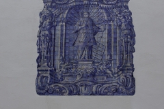 Azulejos an der hinteren Fassade der Kirche