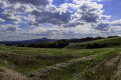 Panorama von Hennef-Rott zum Siebengebirge