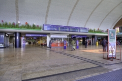 leere Bahnhofshalle