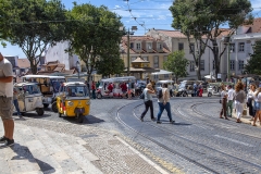 vor der Kathedrale von Lissabon