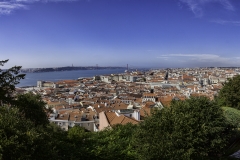 Panorama vom Jardim  do Castelo San Jorge