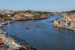 Blick von oben auf den Douro - wunderschön