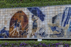 Kacheln als Straßenschmuck