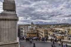 Blick von oberhalb der Spanischen Treppe