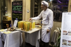 Meister der Pasta auf der Via della Croce