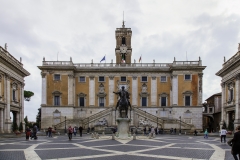Kapitol mit der Statue equestre di Marco Aurelio
