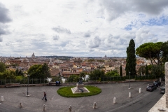 Blick von der Villa Medici über Rom
