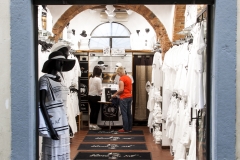 All in white