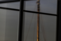 Spiegelung im Hotelfenster